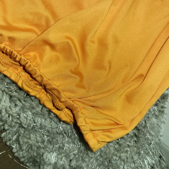 Know Fashion Style Yellow Casual Solid Basic O Neck Short Sleeve Dress Size: 3x - Picture 4 of 6